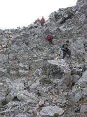 Scree descent