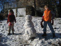 Sylvana & Daphne Snowman
