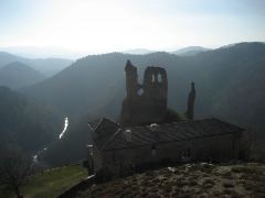 House with ruin