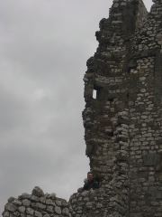 Cris in turret