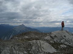 Another shot of Mark trying to find the highest ground
